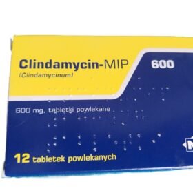 Oryginalne opakowanie antybiotyku Clindamycin-MIP 600mg - Lek na ból zęba i zakażenia