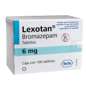 Oryginalne opakowanie leku Bromazepam Bez Recepty marka Lexotan 6mg Roche