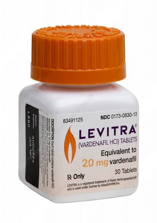 Oryginalne opakowanie leku Levitra Bez Recepty 20mg Bayer - Vardenafil na potencję