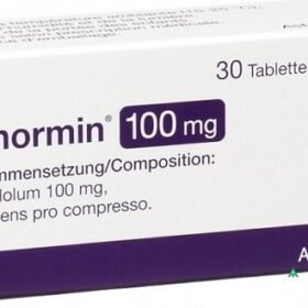 Oryginalne opakowanie leku Atenolol 50mg Tenormin - Tabletki na nadciśnienie i serce