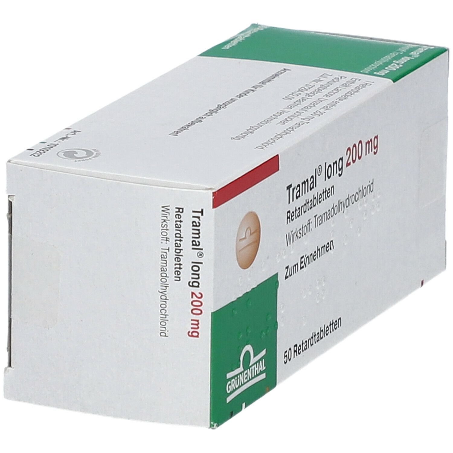 Oryginalne opakowanie leku Tramal Retard 200mg Stada - Tramadol bez recepty na silny ból