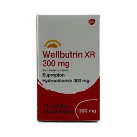 Oryginalne opakowanie leku Wellbutrin XR 150mg GSK - Bupropion bez recepty na depresję