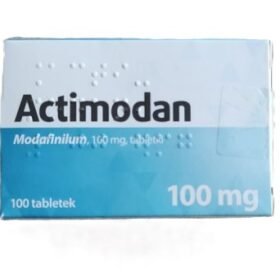 Oryginalne opakowanie leku Actimodan 100mg Actavis - Modafinil bez recepty na koncentrację