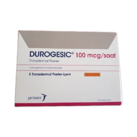 Oryginalne opakowanie plastrów Durogesic 100mcg Janssen - Fentanyl bez recepty na silny ból