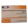 Oryginalne opakowanie Testosteronum Prolongatum Jelfa 100mg - ampułki na masę mięśniową