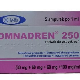 Oryginalne opakowanie Omnadren 250 PharmaSwiss 5 ampułek - Polski Sustanon